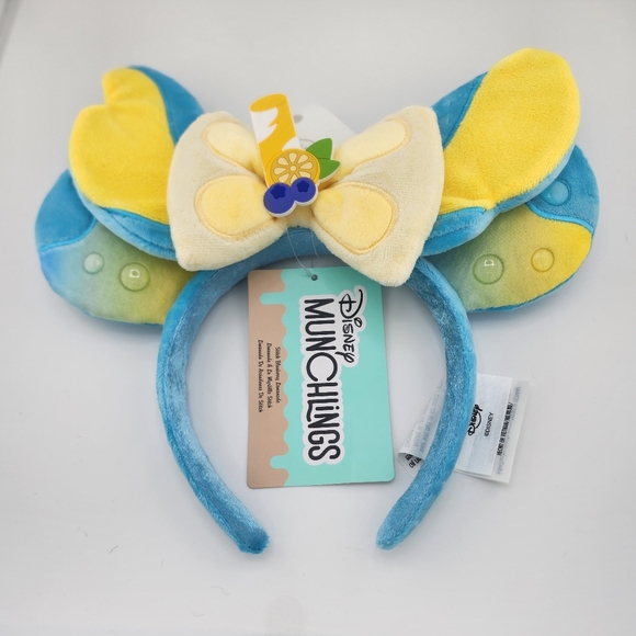Disney Parks Munchlings STITCH BLUEBERRY LEMONADE Ears/Earband  NWT - Picture 3 of 11